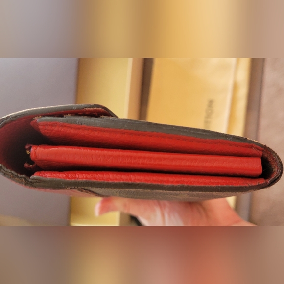 Authentic Louis Vuitton Monogram Portefeuille Pallas Red Wallet - Picture 15 of 17